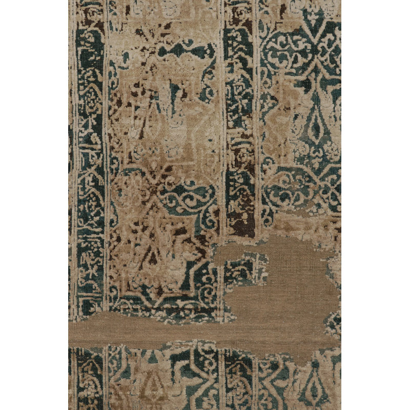 Modern One-of-a-Kind 9'0X12'0 Hand Knotted Area Rug