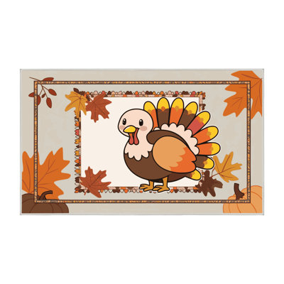 The Holiday Aisle® Thanksgiving Fall Season Holiday Rug