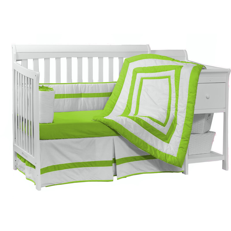 Ensemble de 2 draps-housses, Vert pomme