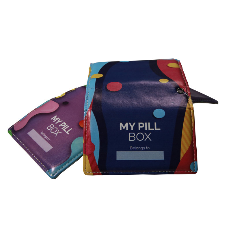 Pill Organizer Box, Multi Bright