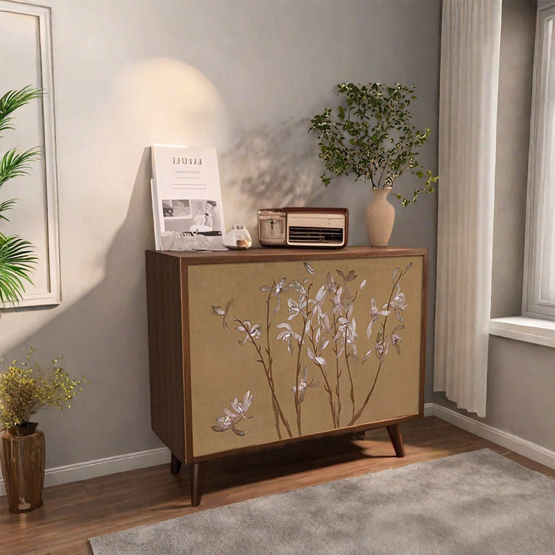 Armoire décorative en pin avec rangement
