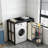 3-Tier Rolling Laundry Cart With Wheels And Laundry Bag - Heavy Duty Metal Frame Storage Organizer With Lockable Wheels For Laundry Room, Bathroom, And Bedroom