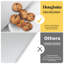 Grande plaque à biscuits 2 pièces sans rebords, plaque de cuisson antiadhésive, plateaux de cuisson commerciaux, 16 po x 14 po, gris