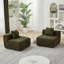Canapé modulaire en chenille avec 2 coussins-622896349-622896348