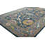 Tapis bleu sarcelle en laine touffeté à la main Lonnie-1794057119