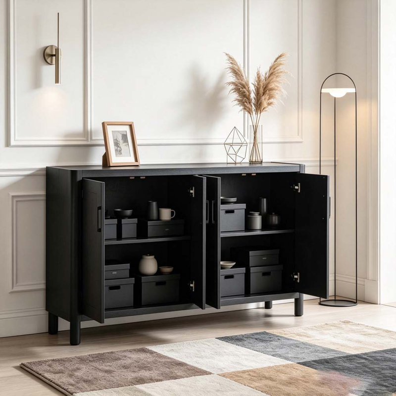 Armoire 4 portes, Black