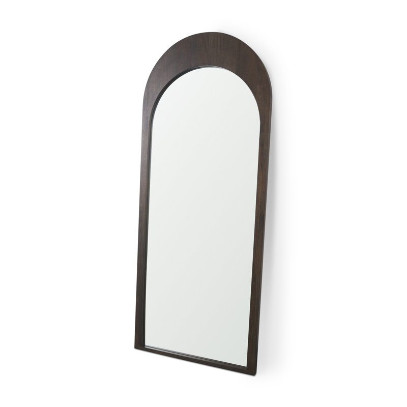 Miroir décoratif biseauté Vixe, Brun foncé, 72 po x 30 po