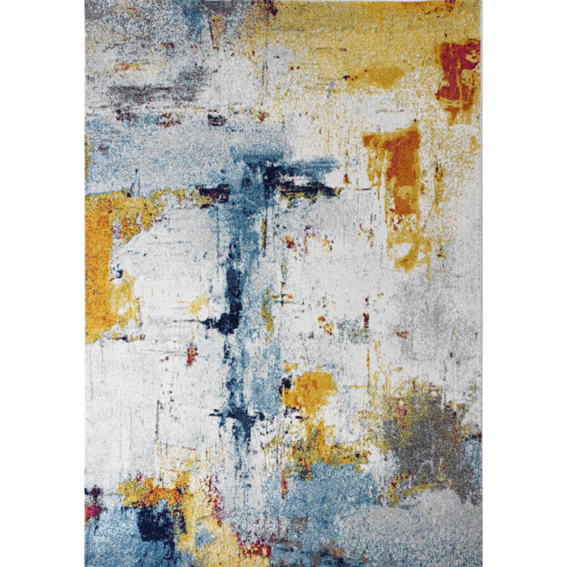 Tapis Ibrahim POLYPROPYLÈNE, Rectangle 5 pi x 7 pi 6 po
