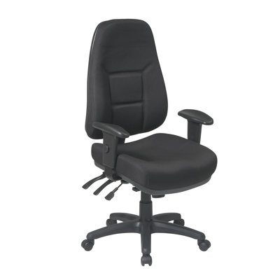 Work Smart Polyester Blend Task Chair