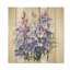 Bleu et mauve, Delphinium, bouquet de fleurs III - Delphinium sur bois-1738504166
