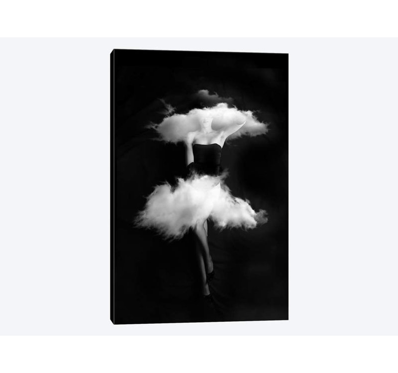 «Clouds», impression sur toile, H 26 po x l 18 po x P 1,5 po, Toile tendue, Pas de tapis