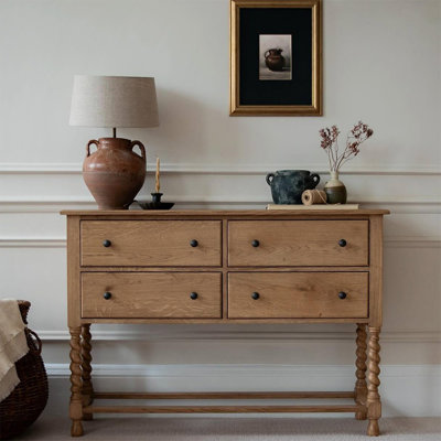 French-style medieval entrance cabinet by East Urban Home