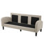 3 Seater Cotton Blend Sofa-231588277
