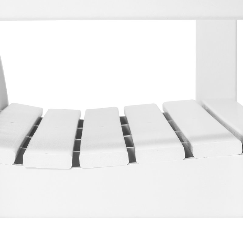 51“ HDPE All Weather Porch Swing, White