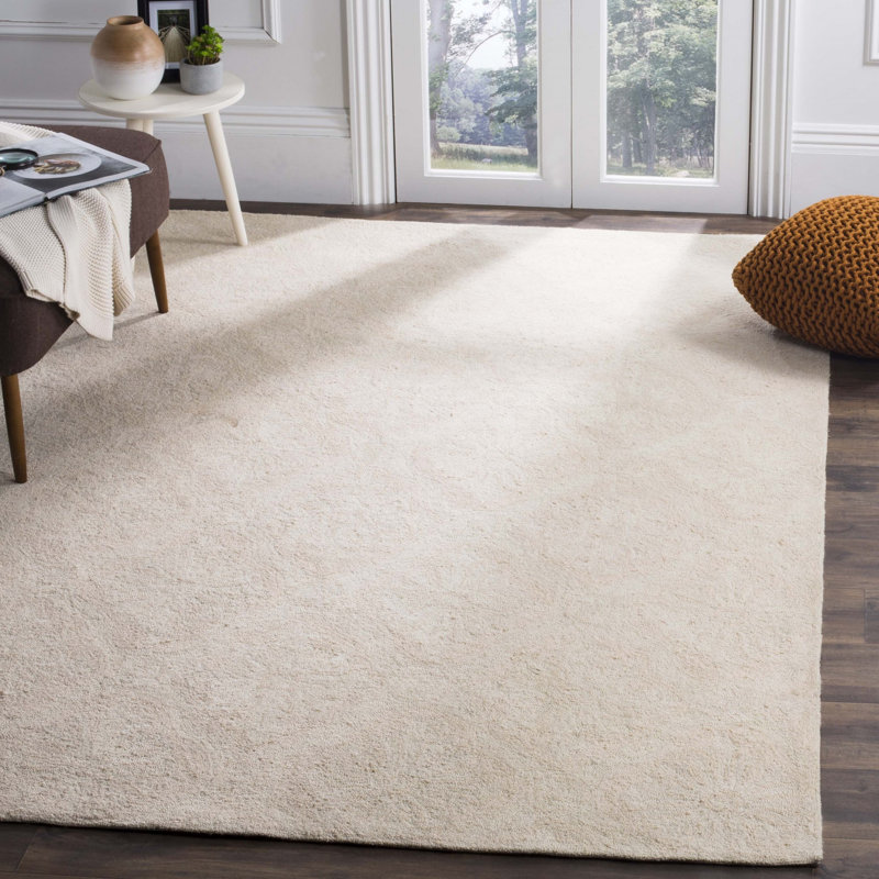 Tapis crème crocheté à la main Taran, Rectangle 4 pi x 6 pi