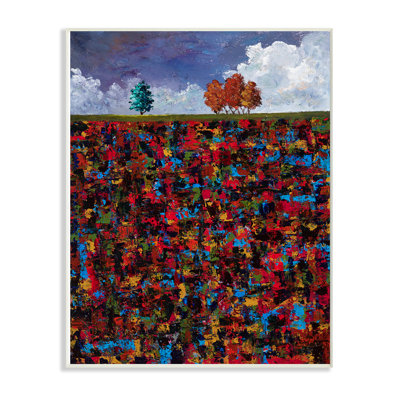 «Texture Autumn Trees in the Sky», impression