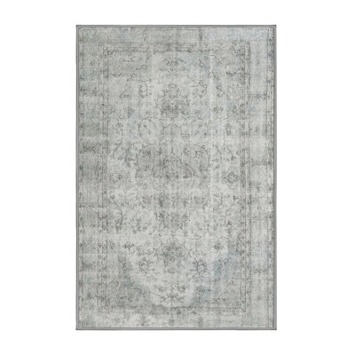 Tapis beige/gris traditionnel Renuka