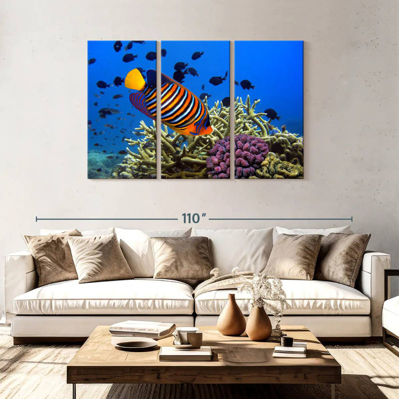Brampt Royal Angelfish, 48" H x 74" W
