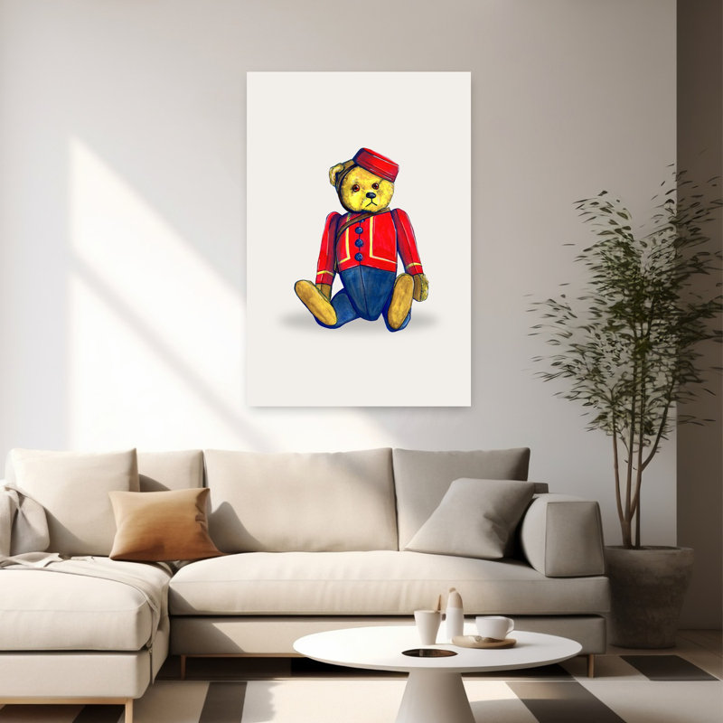 Art contemporain contemporain rétro classique, H 60 po x l 40 po
