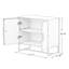 Table de chevet Cayenne en blanc