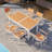 83" Long Aluminum Dining Table Extension Table-105703371