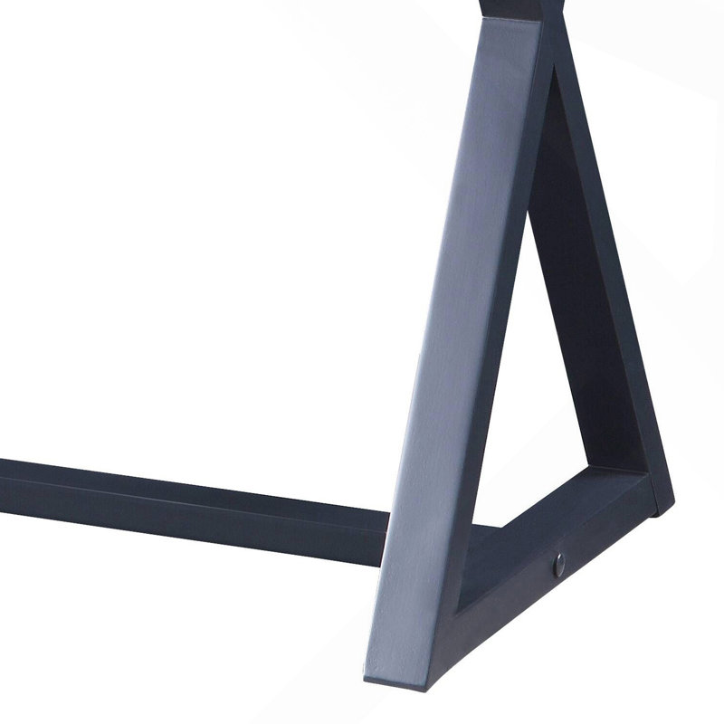 Charcoal Finish Console Table