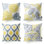Ensemble de housse de coussin décoratif moderne carré 18 po