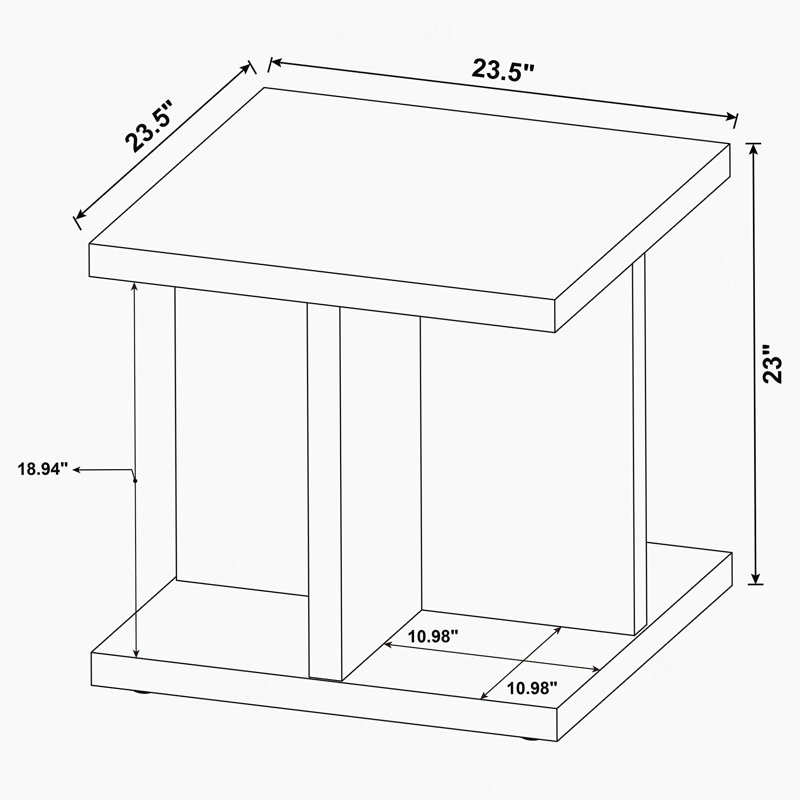 Ensemble de tables basses 2 pièces