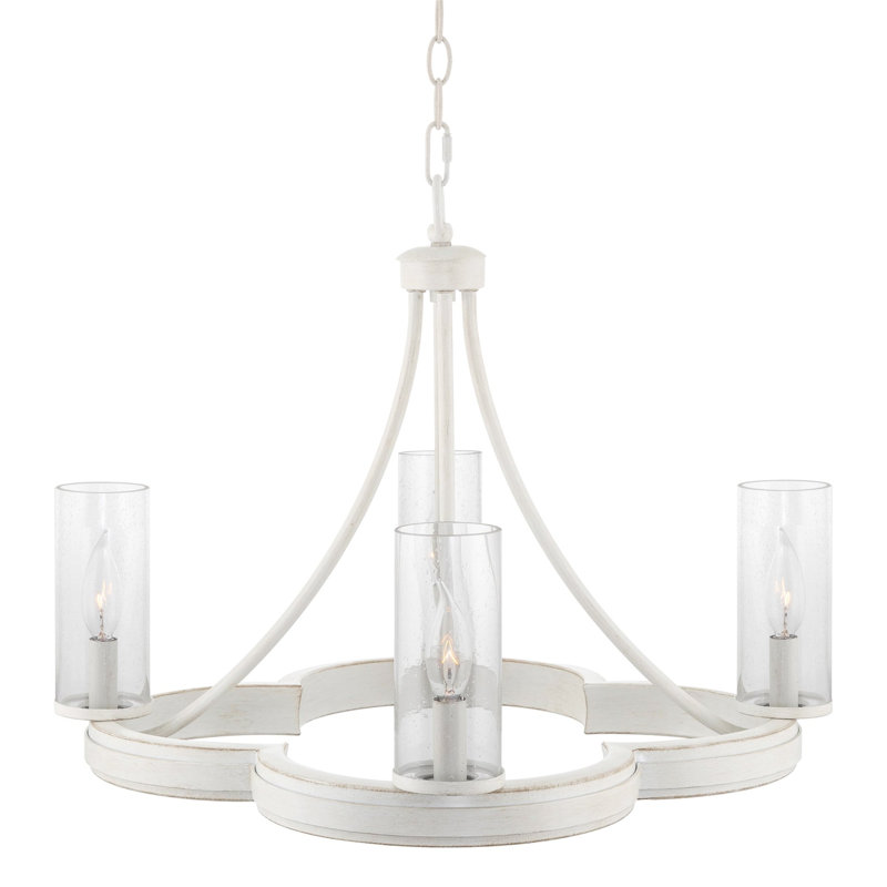 Lustre cylindrique unique à 4 lumières Friese