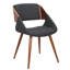 46cm H Fabric Upholstered Armchair