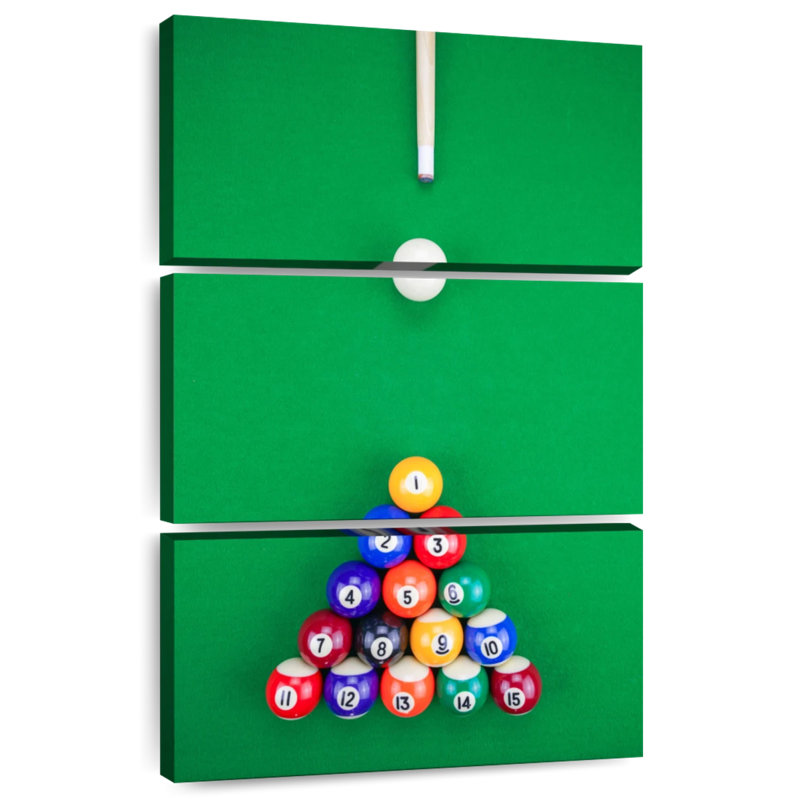 Pyramide de billard de Senne, H 45 po x l 28 po