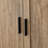 Storage Cabinet With Two Doors For Bathroom, Office, Adjustable Shelf, MDF Board, Brown-1363581620