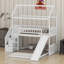 Lit superposé avec glissade et escalier de rangement fonctionnel Kids 'House-1267422149