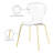 Clarion Stacking Side Chair in Clear-209363906