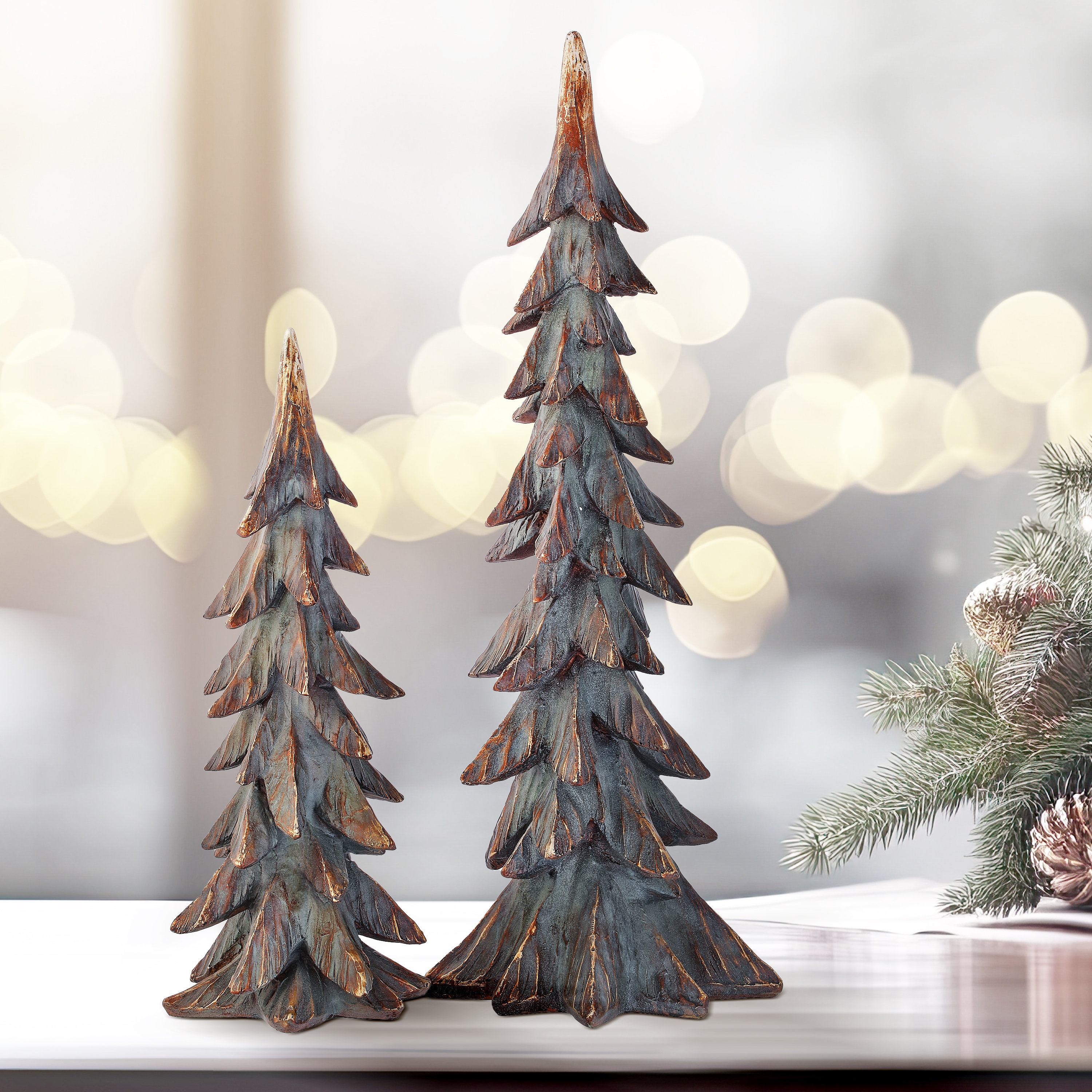 The Holiday Aisle® 17.5 Highland Tabletop Tree | Wayfair