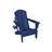 Folding Adirondack Chair With Side Table, Adirondack Chair Set With Wood Texture(Includes 2 Chairs And 1 Table)-939864687