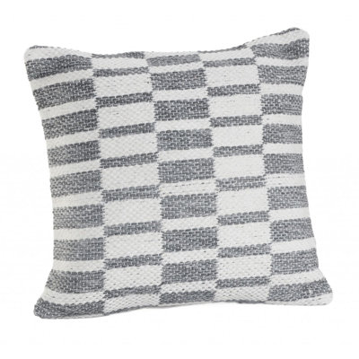 Coussin en coton réversible