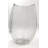 Cole and Grey Glass Wide Clear Decorative Vase-1395988088