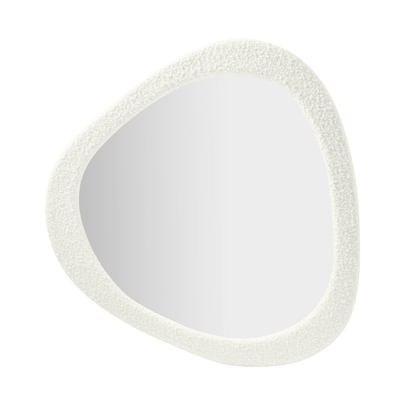 Mirrors Boucle Triangular Mirror