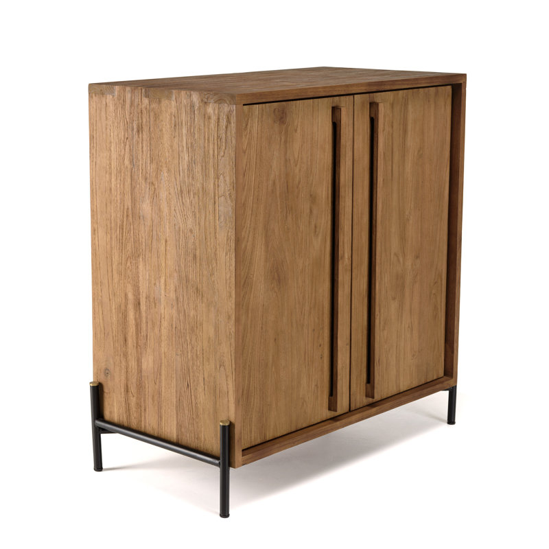 Kuralay 84cm Solid Wood Sideboard