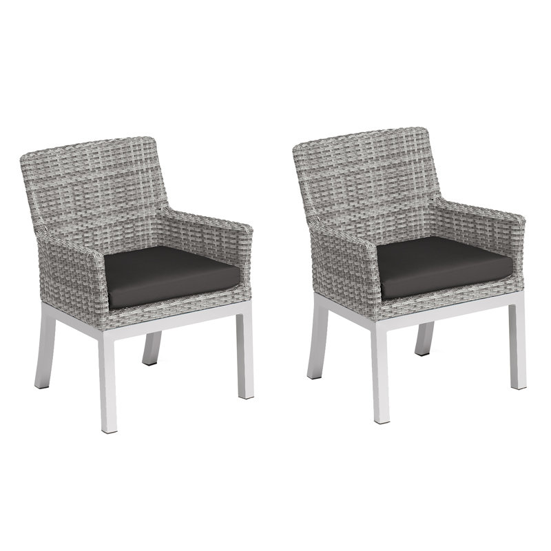 Argento Outdoor Dining Chair, Jet Black
