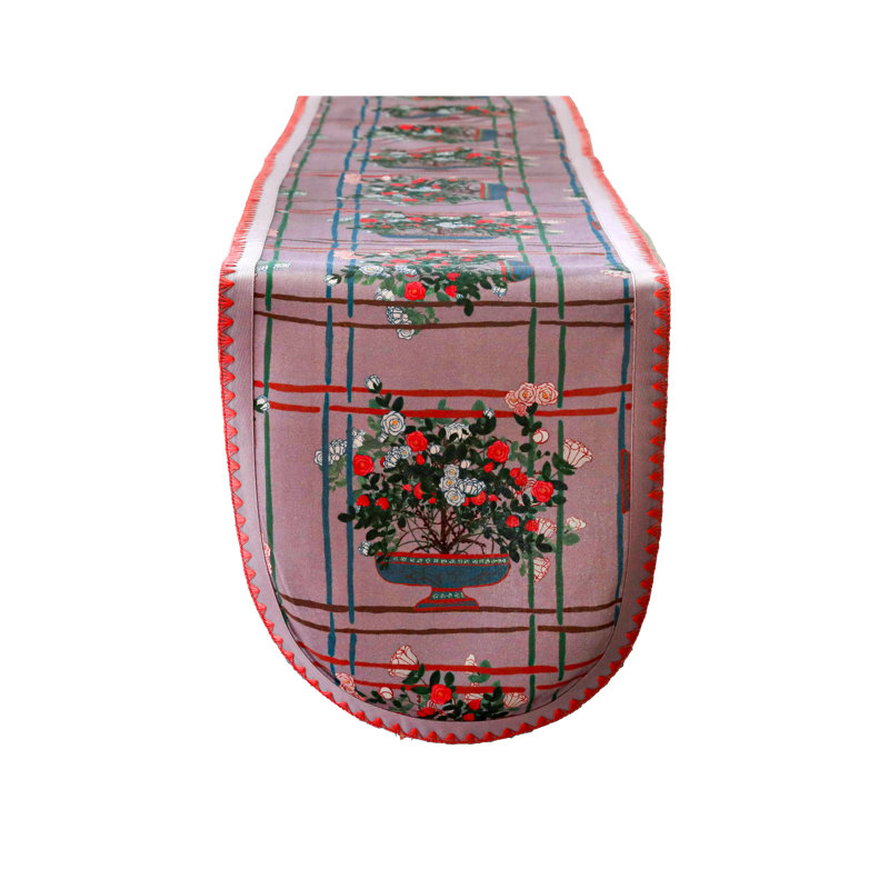 Table Runner La Vie en Rose, 12" x 78" Runner