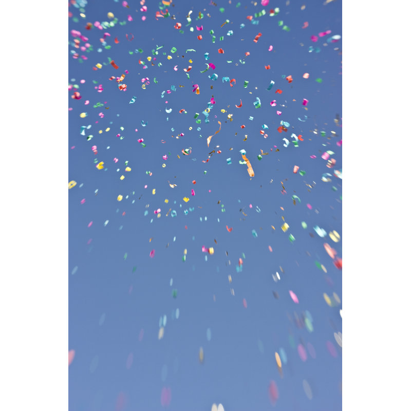 Confetti Celebration - Wrapped Canvas Print, 76cm H x 51cm W x 3.8cm D