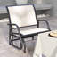 Fauteuil oscillant Outsunny (excluant la table)