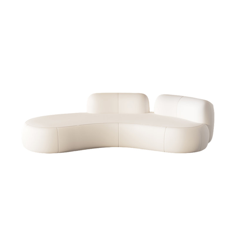 Canapé Haely, H 27,5 po x l 82,6 po x P 35,4 po, Blanc cassé