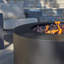 Aegean 36" Round Steel Propane or Natural Gas Fire Pit Table by Real Flame-83911007