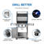 Gril de cuisson à 3 brûleurs avec grilles en fonte Rogue® 425-107413910-107530873