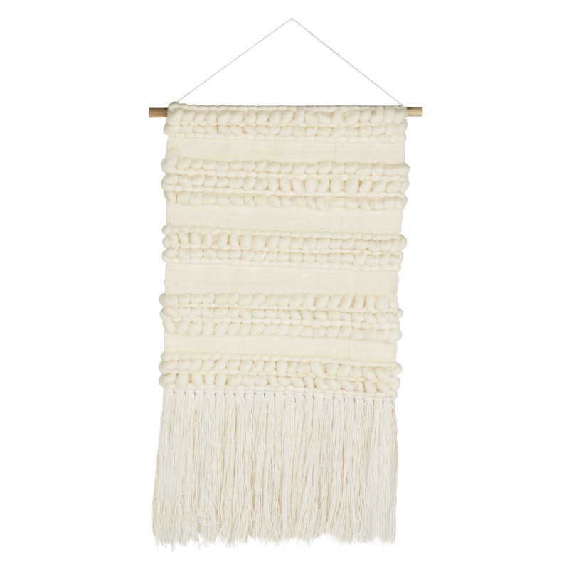 Suspension murale en laine