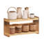 Organisateur de station de café en acrylique, porte-gobelet de comptoir pour la cuisine (transparent)
