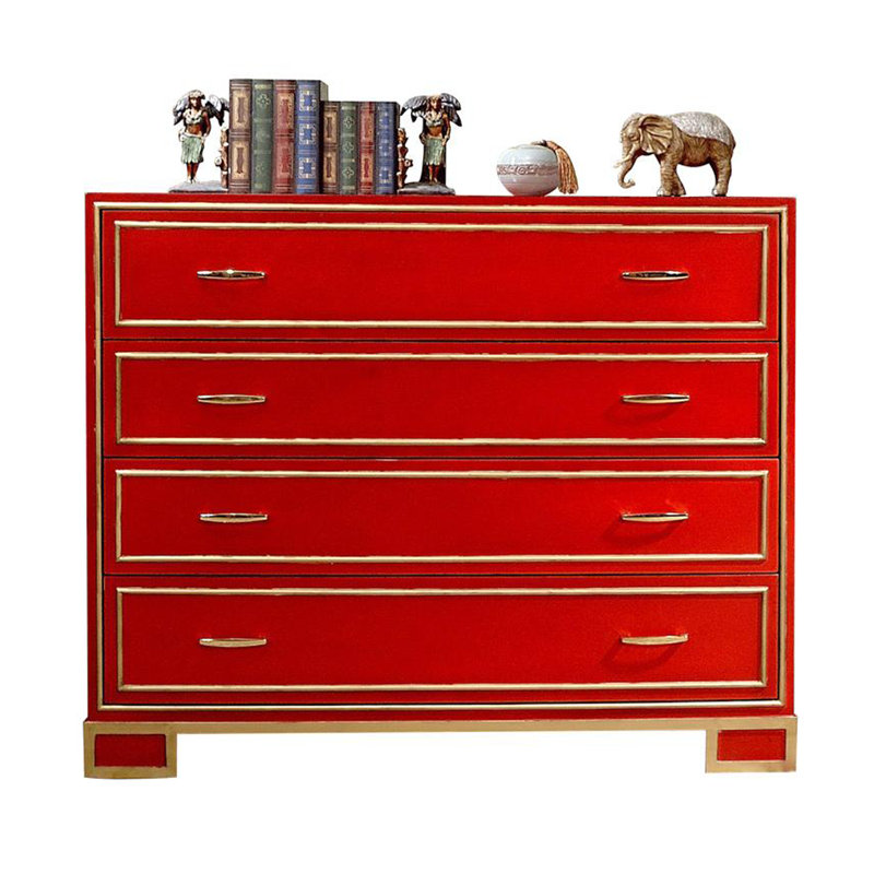 American four-bucket side cabinet